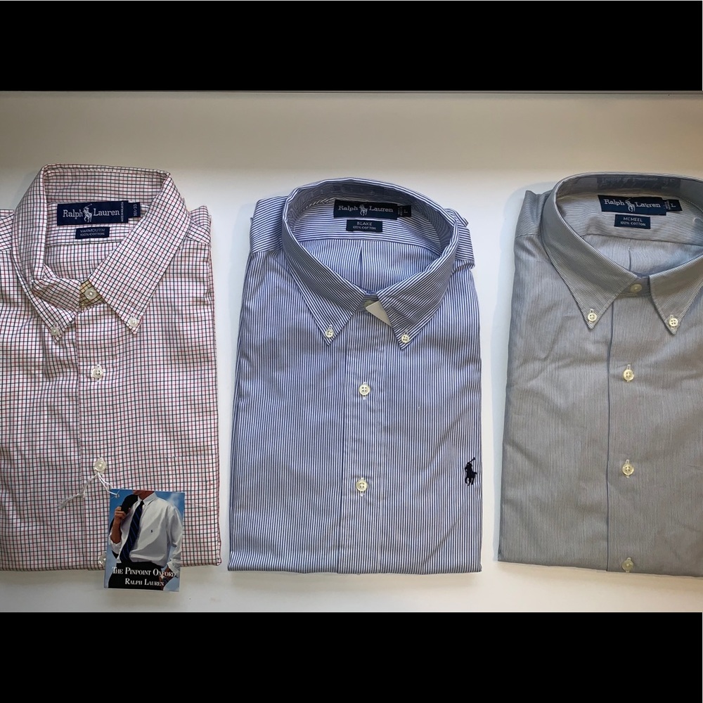 Bundle: Men’s polo Ralph Lauren button downs